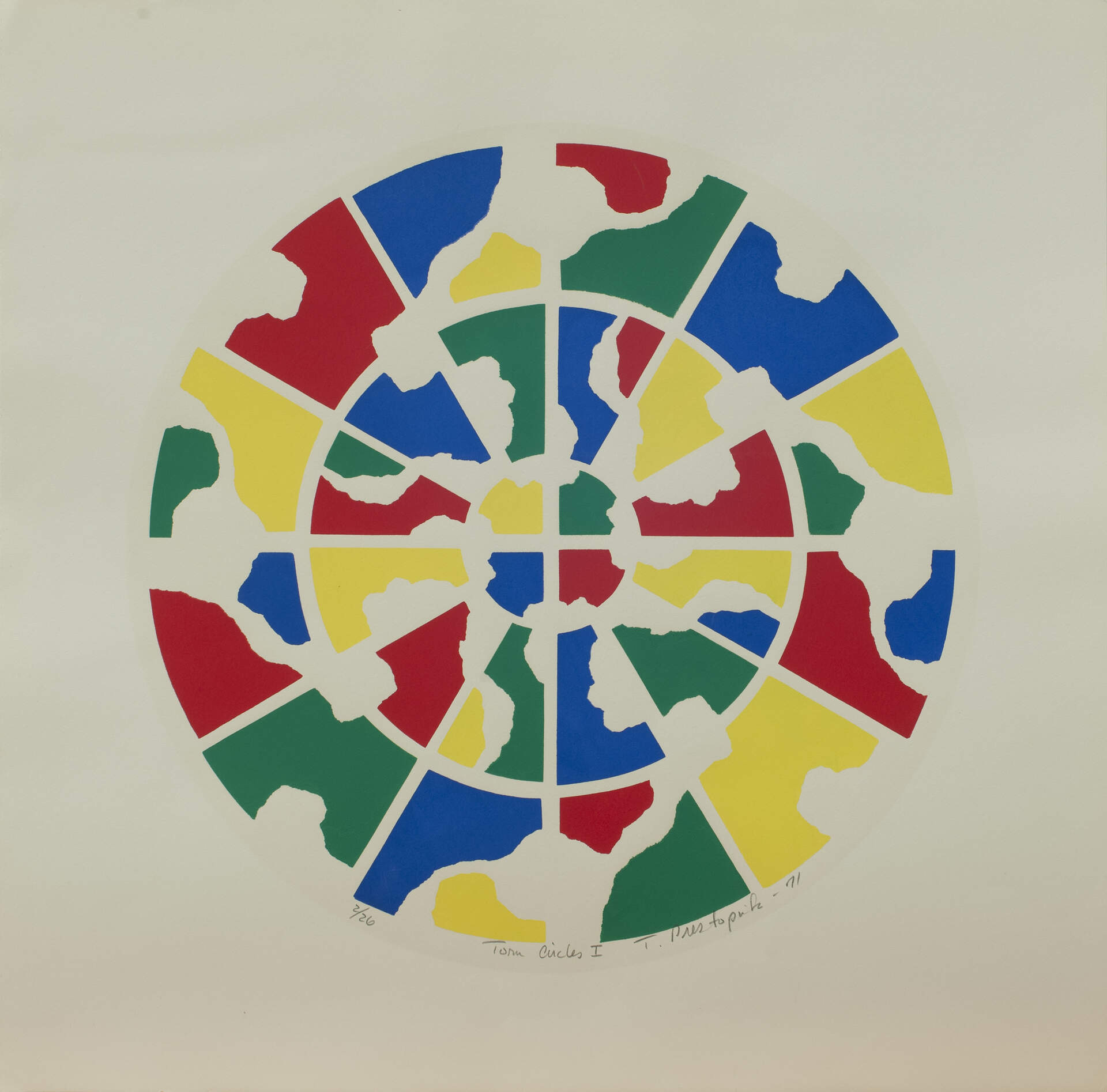 Torn Circles I, edition 2/26