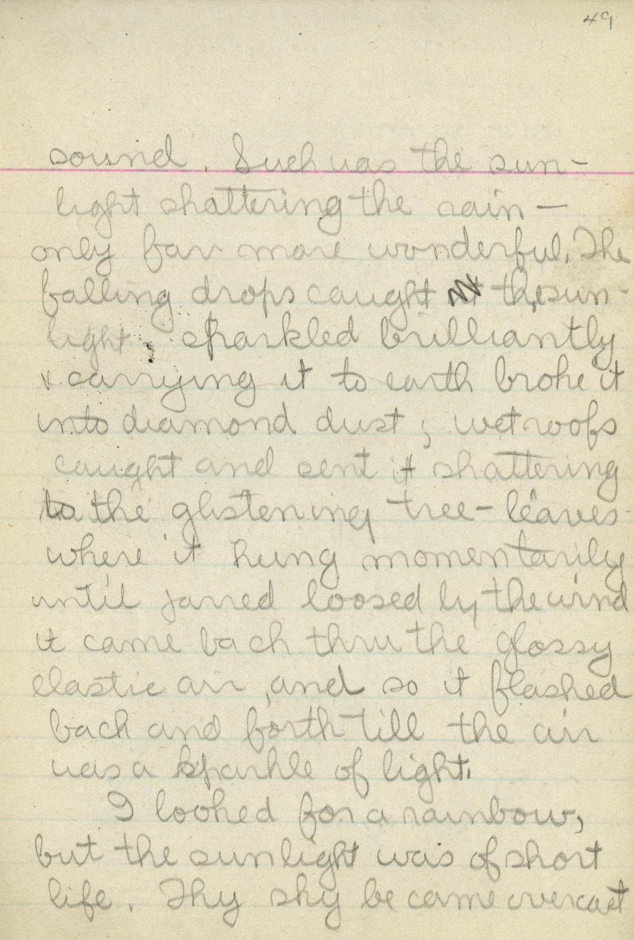 Untitled (Journal Page), Pg 49