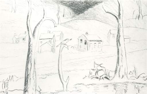 Village by a Dark Ravine