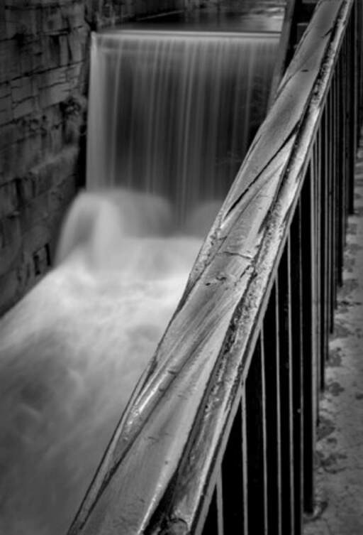 Rope Marks on Railing, Lockport, NY