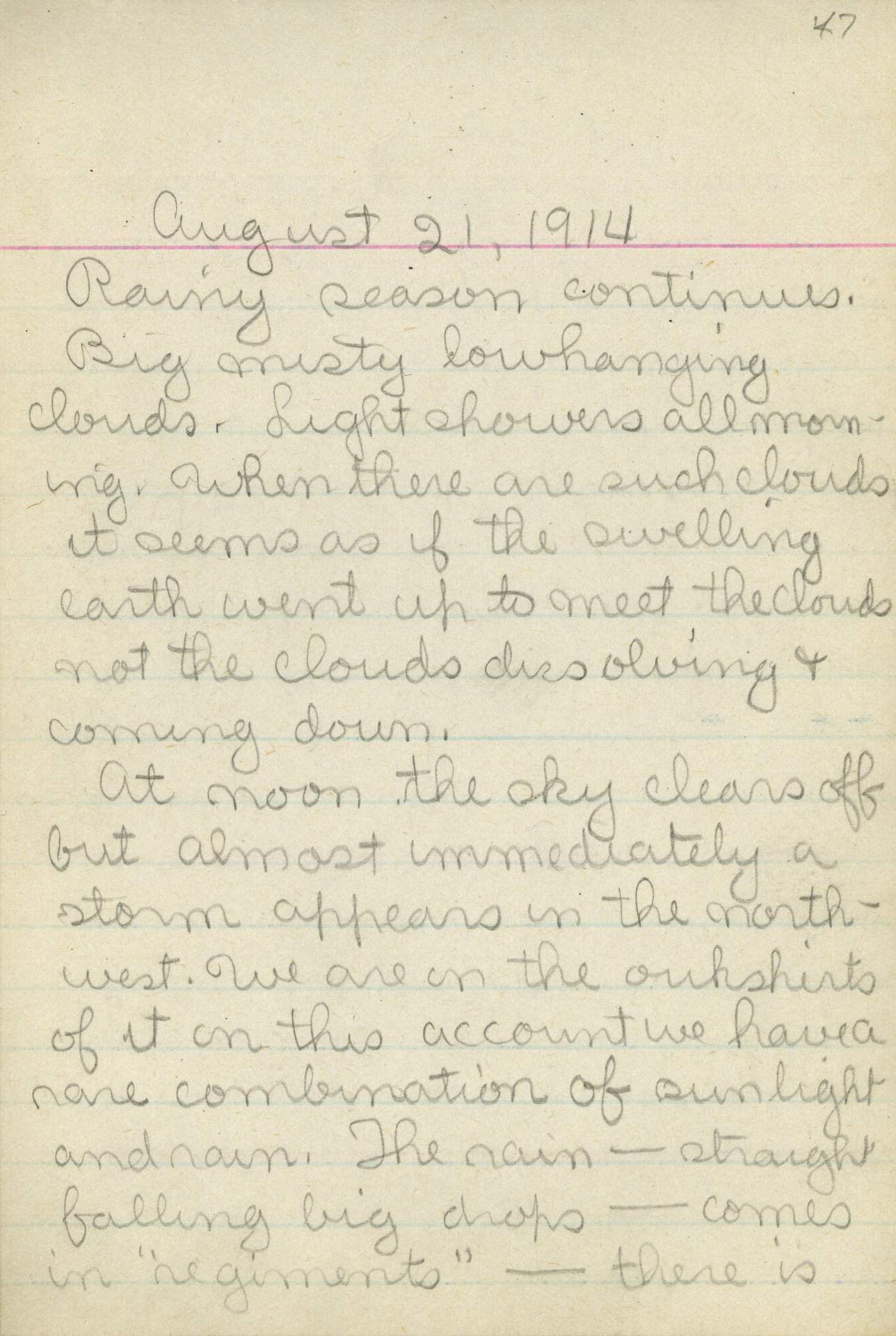 Untitled (Journal Page), Pg 47