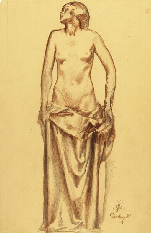 Standing Female Nude
