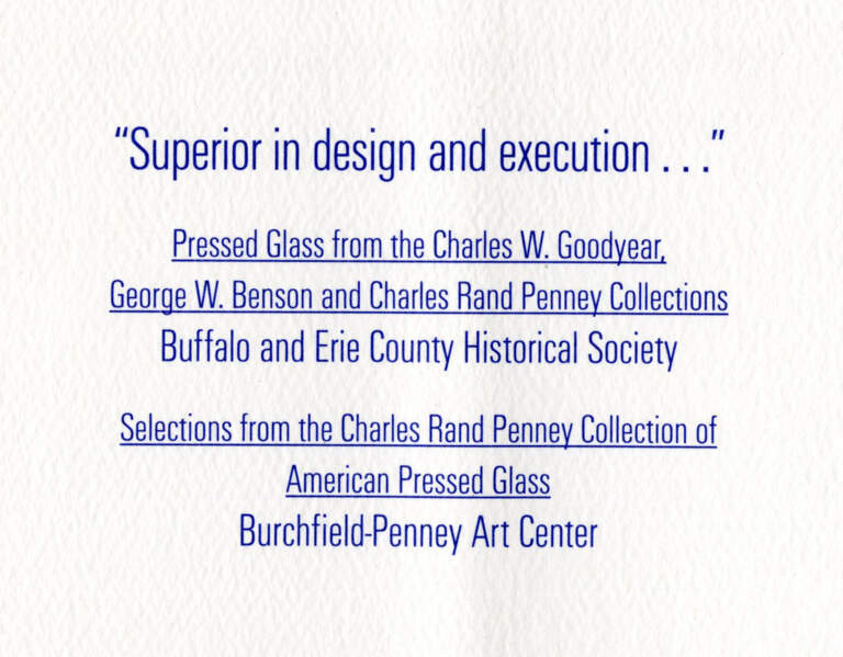 Early 20th Century Pressed Glass Table Setting from Penney Collection