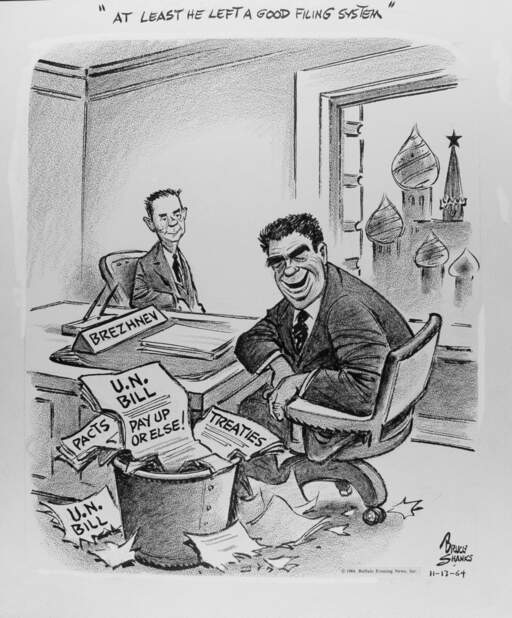 "At Least He Left a Good Filing System"