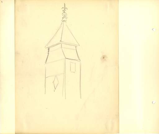 Study of church tower