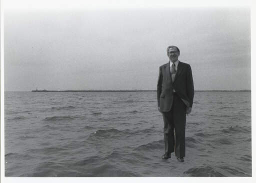 [Altered photograph of Gerald O'Grady]