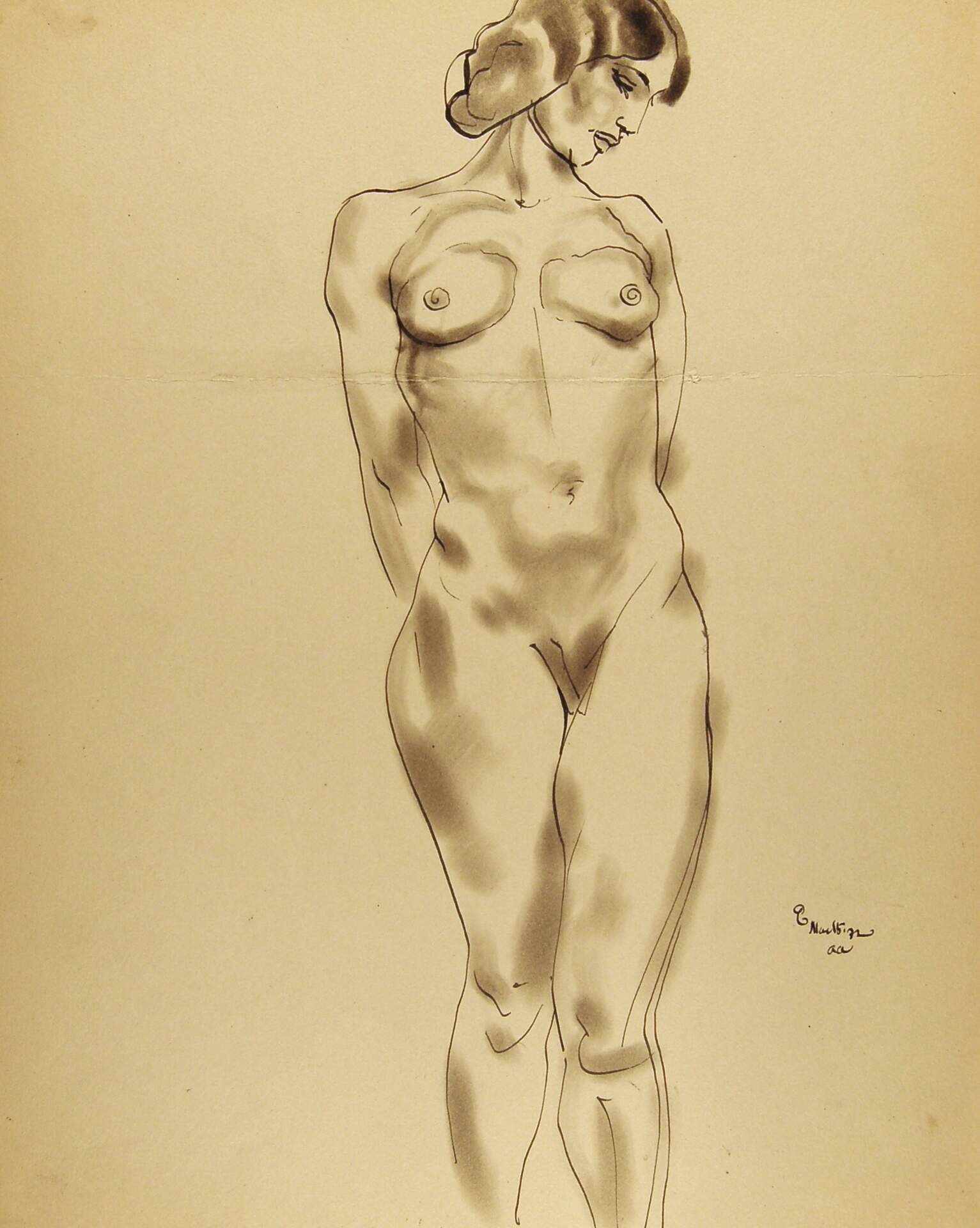 Standing Female Nude