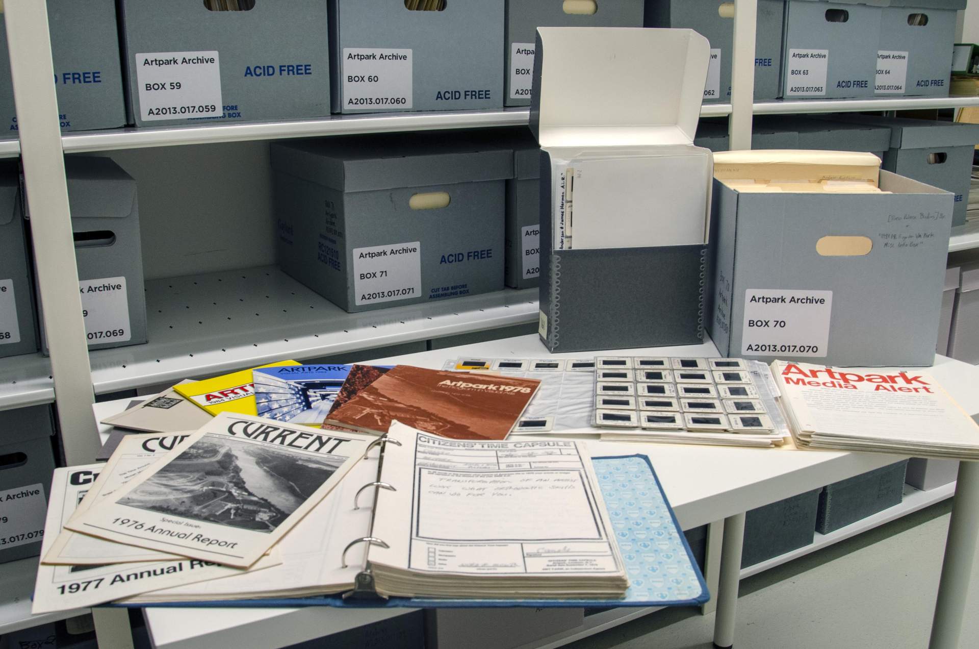 The Artpark Archival Collection at the Burchfield Penney Art Center is Now Available to Researchers