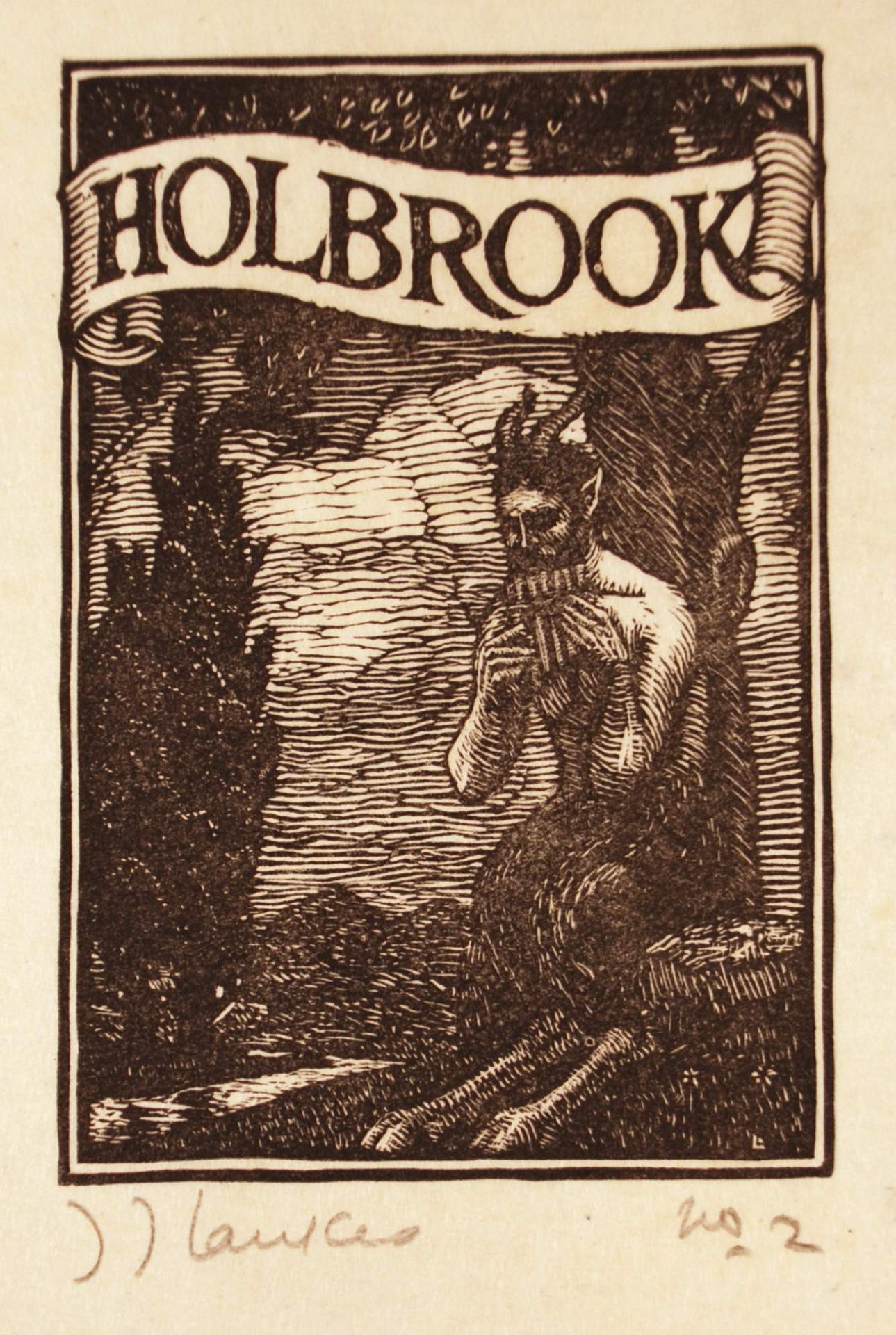 Holbrook Bookplate