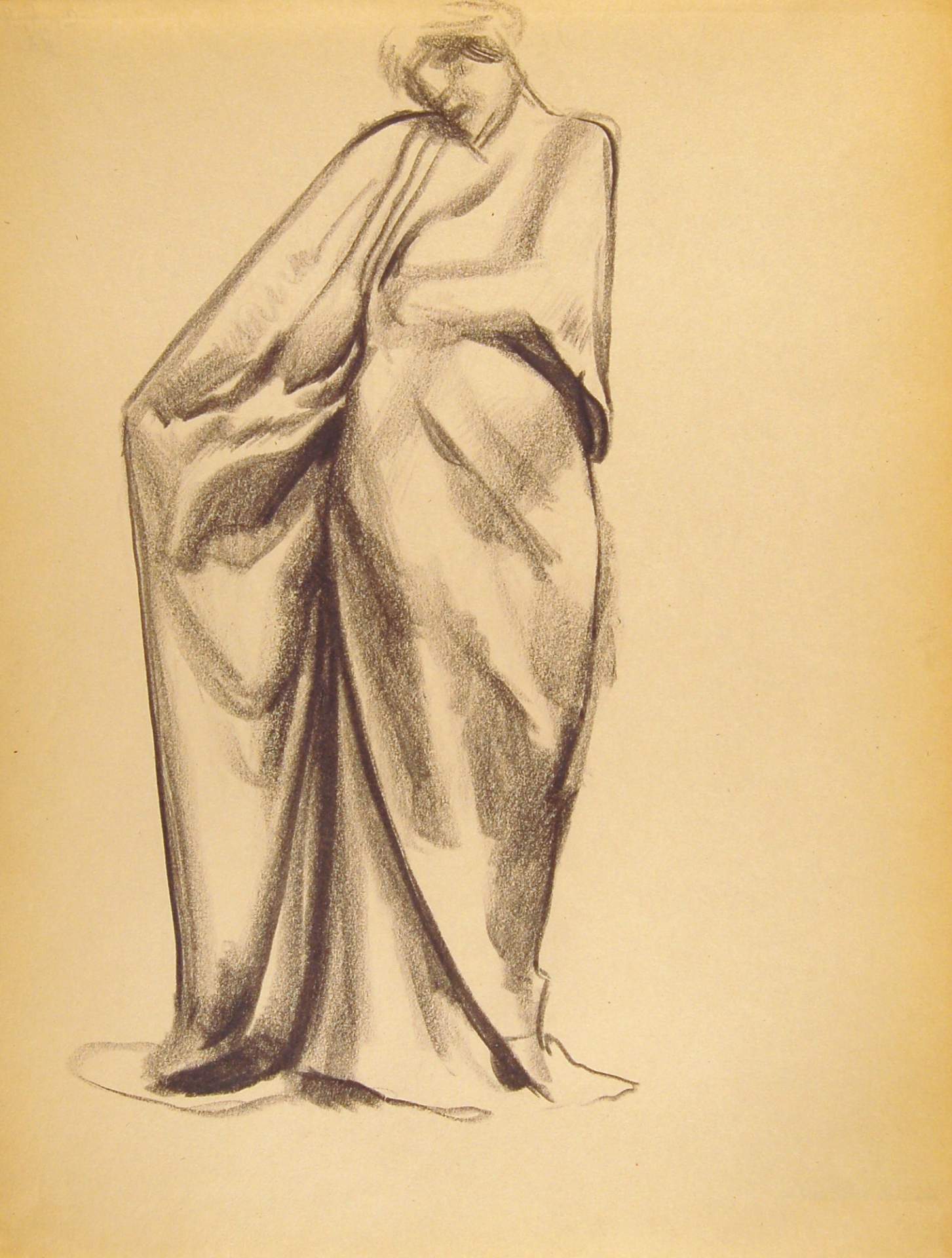 Standing Female in Drape