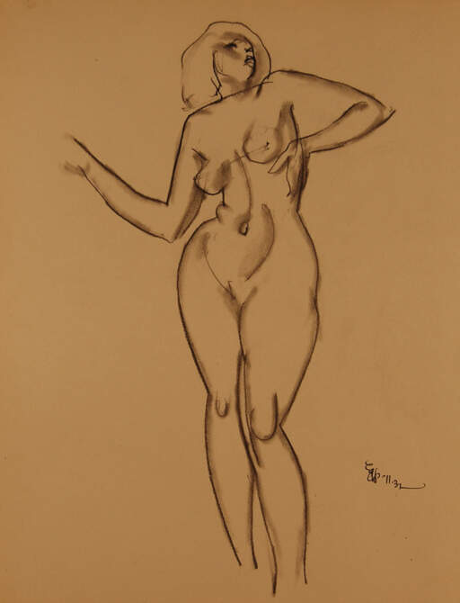 Standing Female Nude