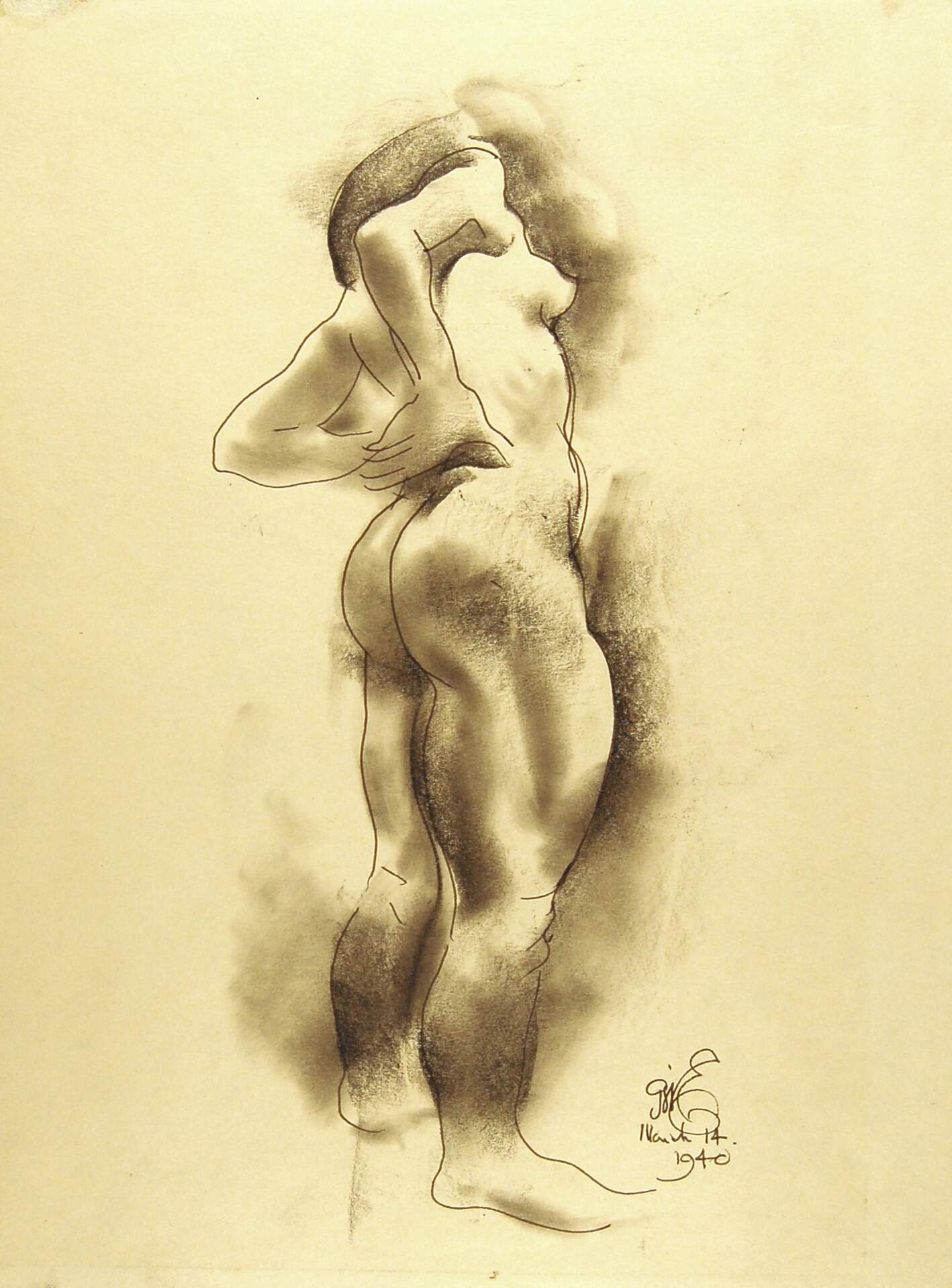 Seated Female Nude