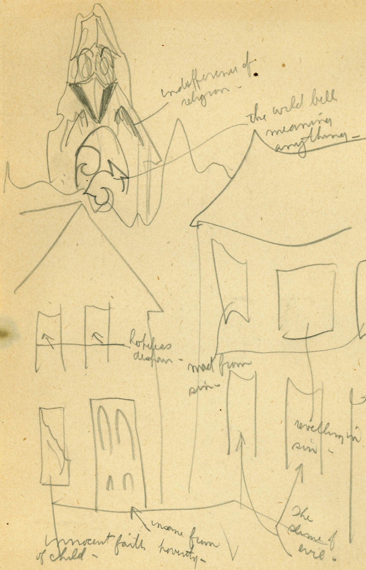 Study for Church Bells Ringing, Rainy Winter Nigh