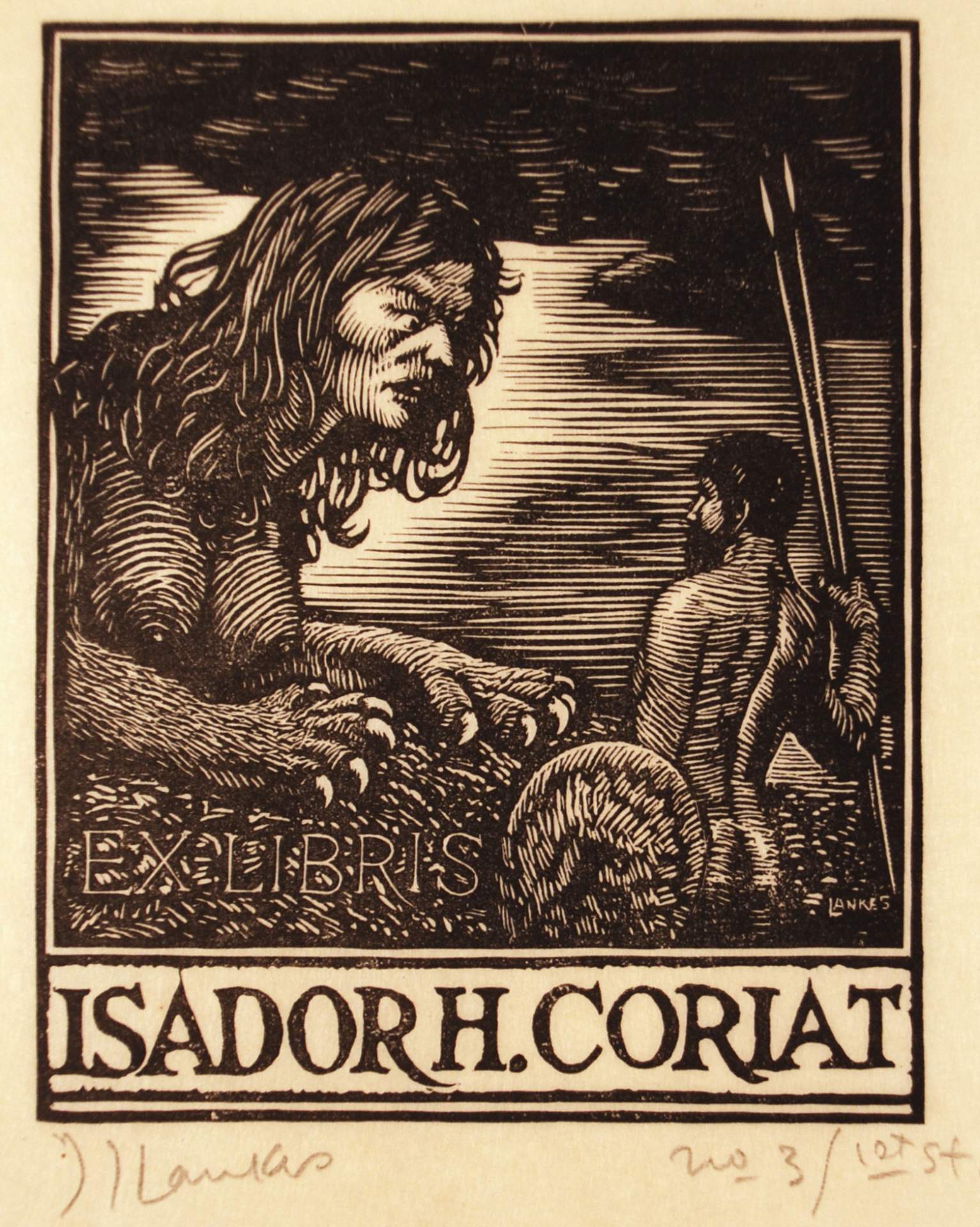 Isadore H. Coriat Bookplate II