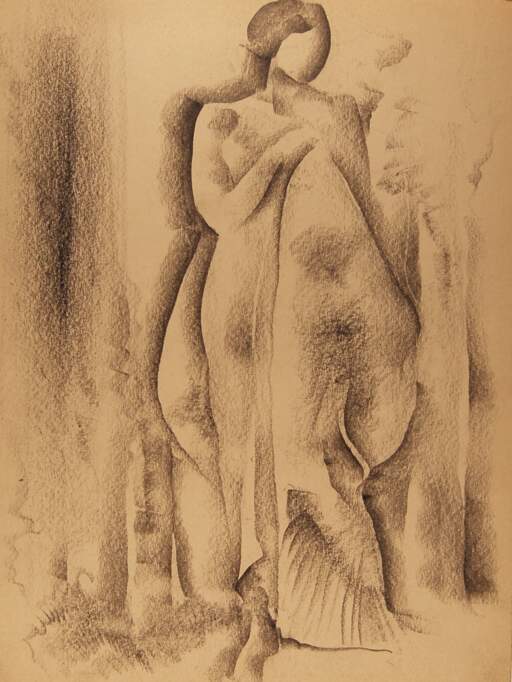 Draped Standing Female
