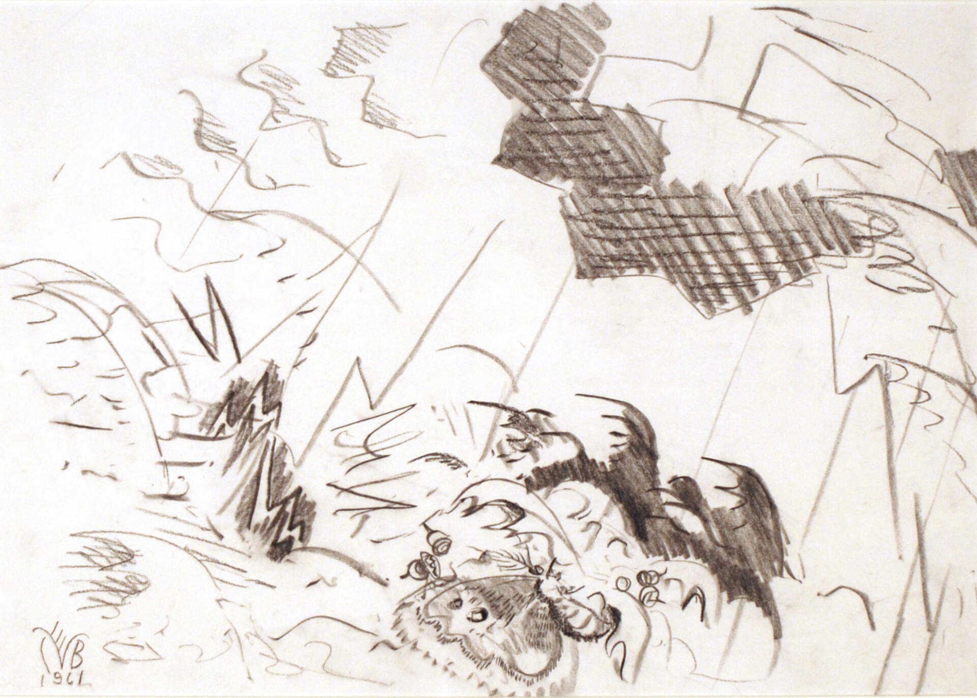 Study D for "The Moth and the Thunderclap"
