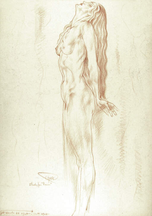 Standing Female Nude