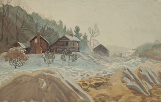 Winter Landscape with Houses