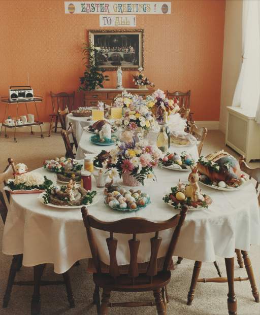 Swienconka table, St. John Kanty Convent, Buffalo, NY 1988