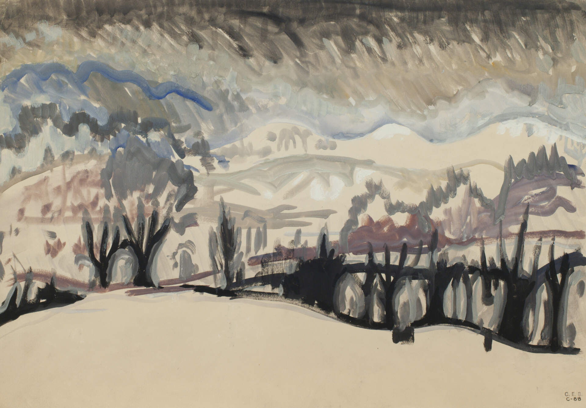 Storm Study with Black Trees