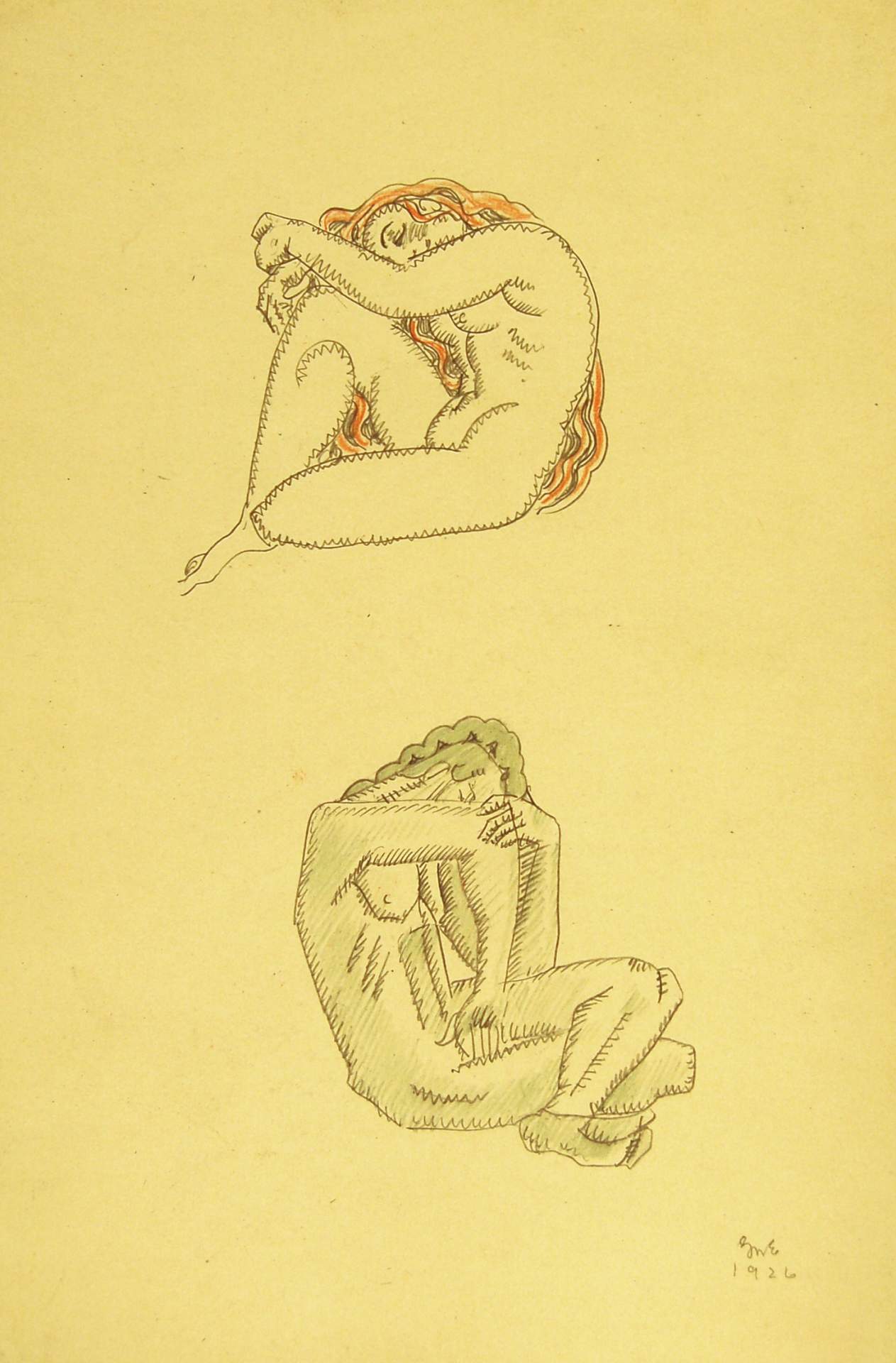 Sketches for Seated Nude