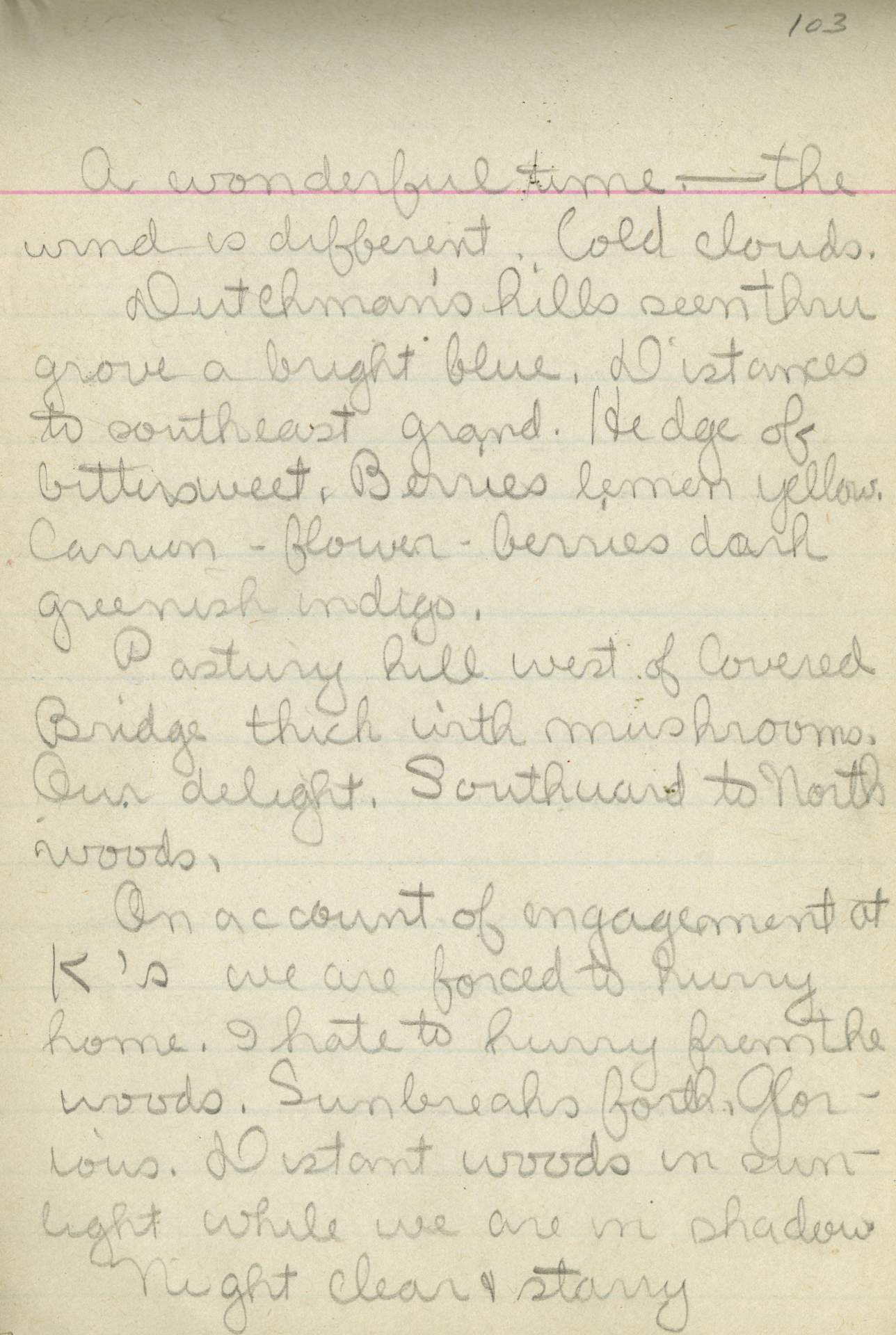 Untitled (Journal Page), Pg 103