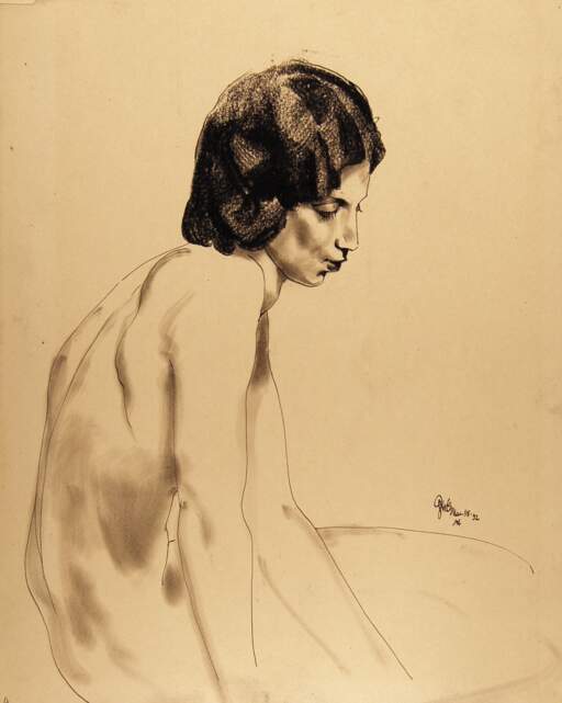 Head and Torso of Female Nude