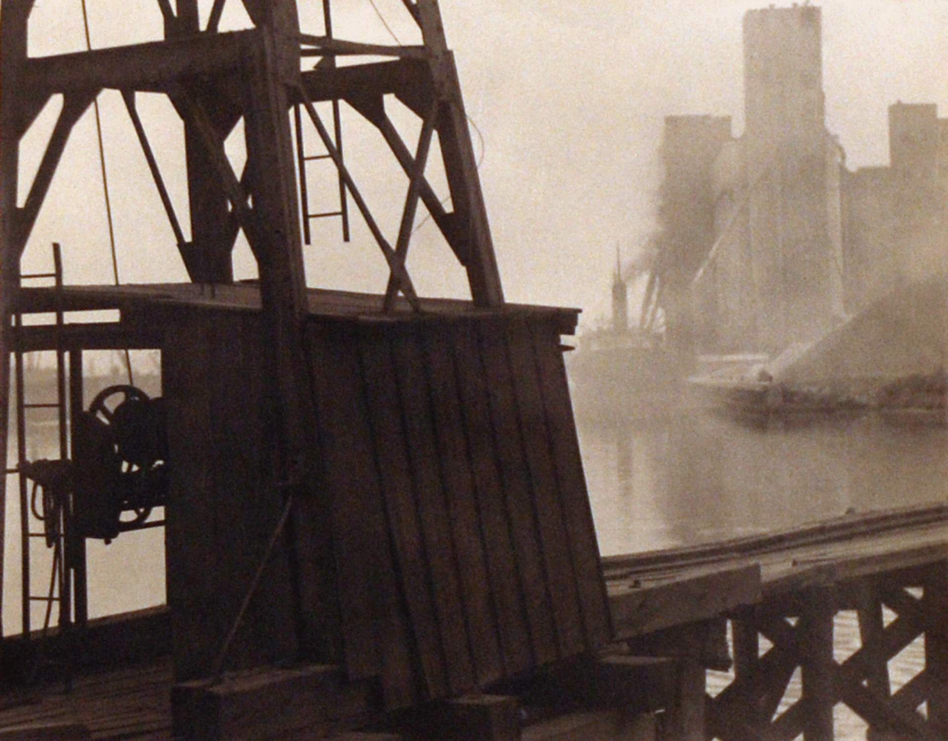 Misty Day - Buffalo Harbor