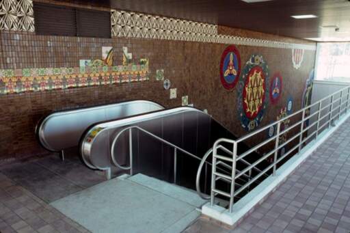 The Buffalo Piece, Humboldt-Hospital Station NFTA Mural, Buffalo, NY