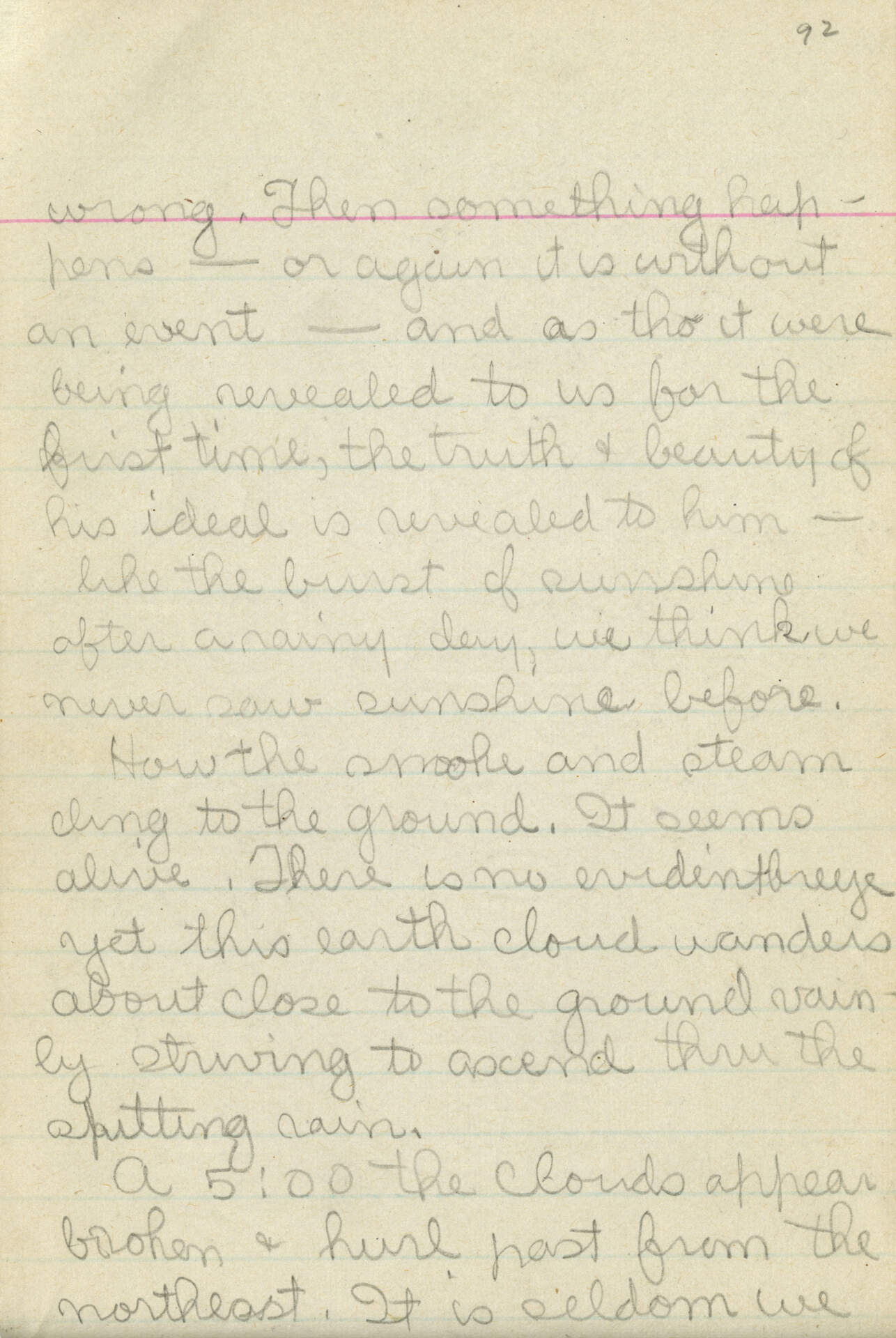 Untitled (Journal Page), Pg 92