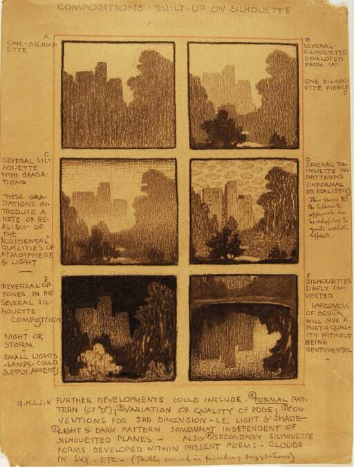 Compositions, Build up on Silhouette