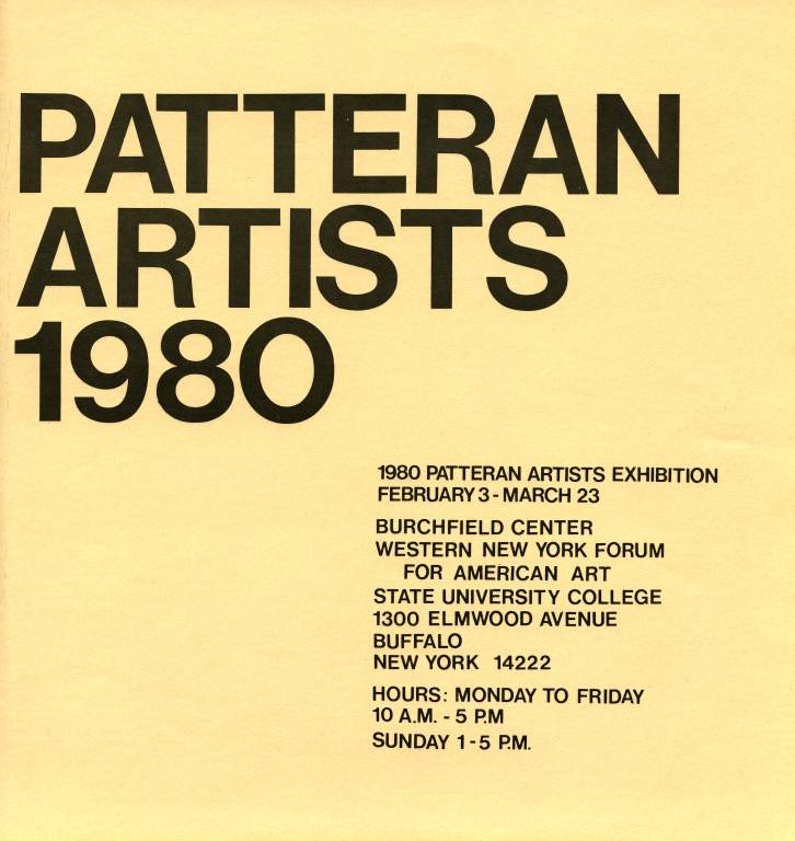 1980 Patteran Artists Exhibition