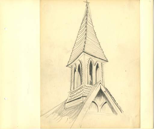 Study of church steeple
