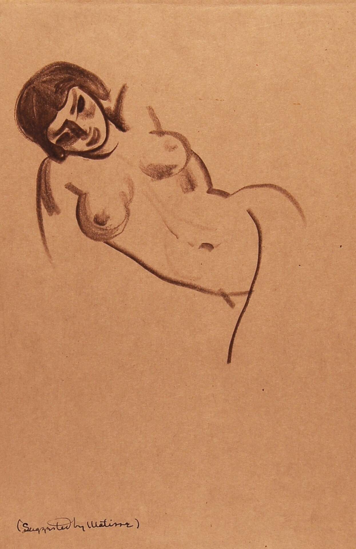 Sketch of Female Head and Torso