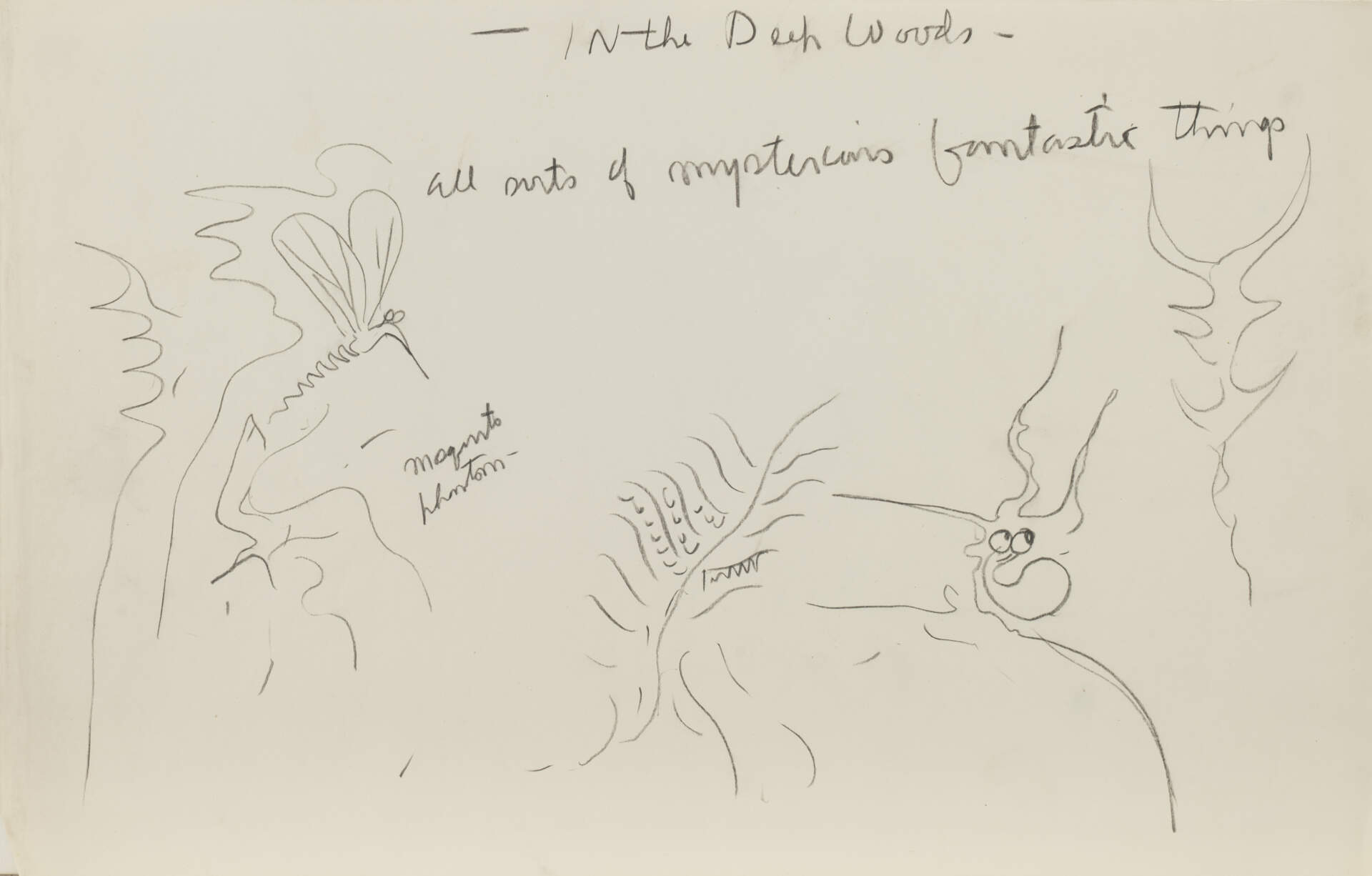 Study for In the Deep Woods