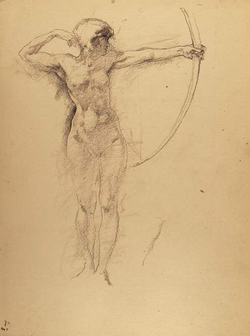 Standing Female Nude, Archer