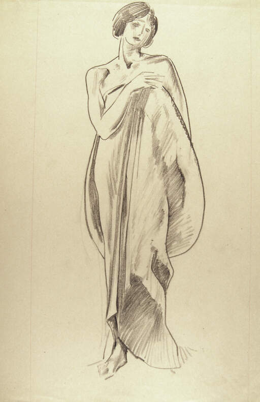 Draped Standing Female