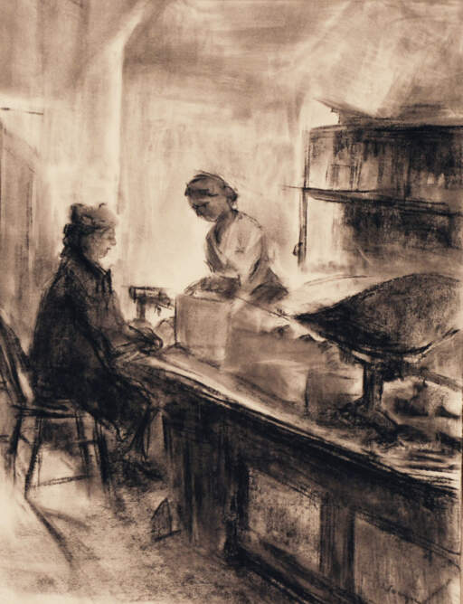 Untitled [two women in store]