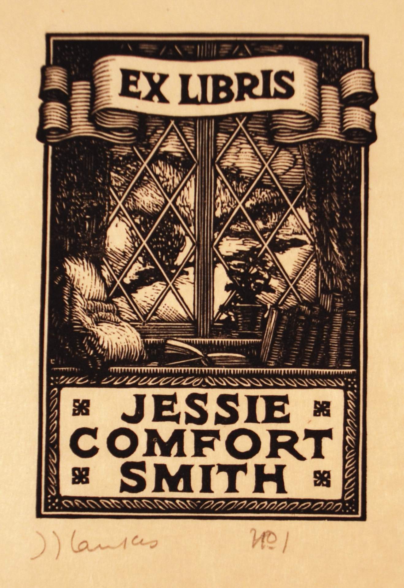Jessie Comfort Smith Bookplate