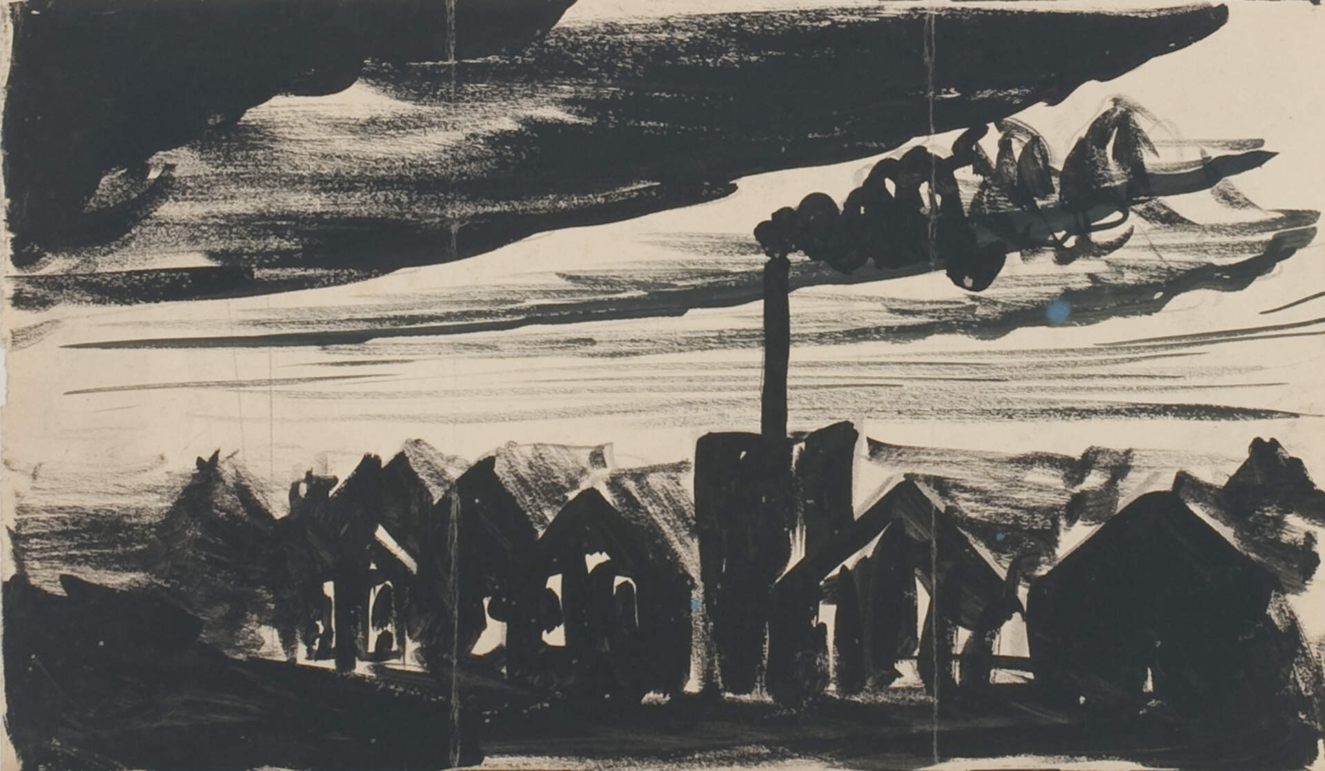 Untitled (Study for Dawn Over the City)