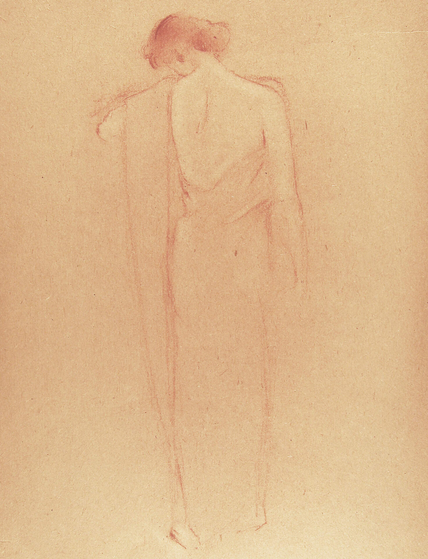 Standing Female in Drape