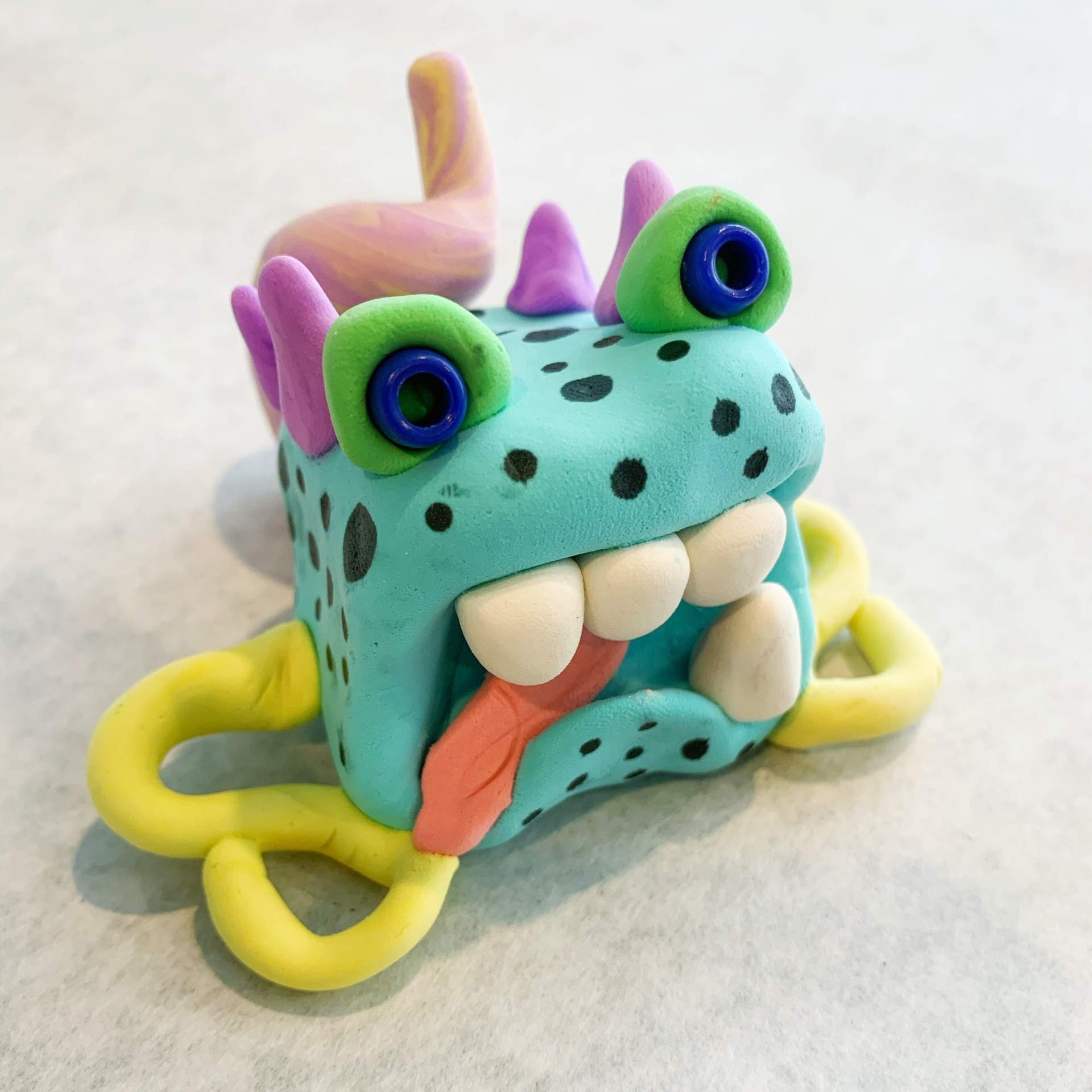 At-Home Art Activities: Clay Monsters Inspired by Bill Stewart