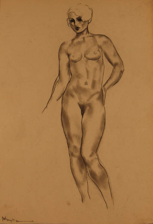 Standing Female Nude