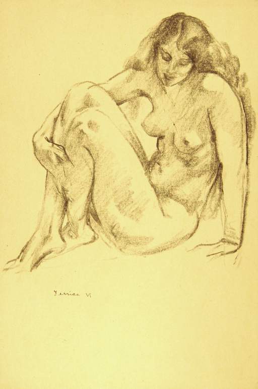 Terrice VI- Seated Female Nude