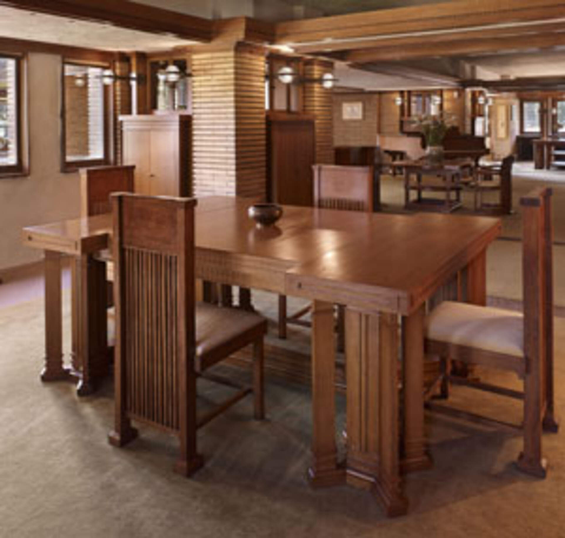 Furniture from the Darwin D. Martin House