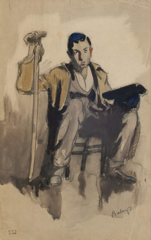 Seated Figure Study (Leon Szabo)