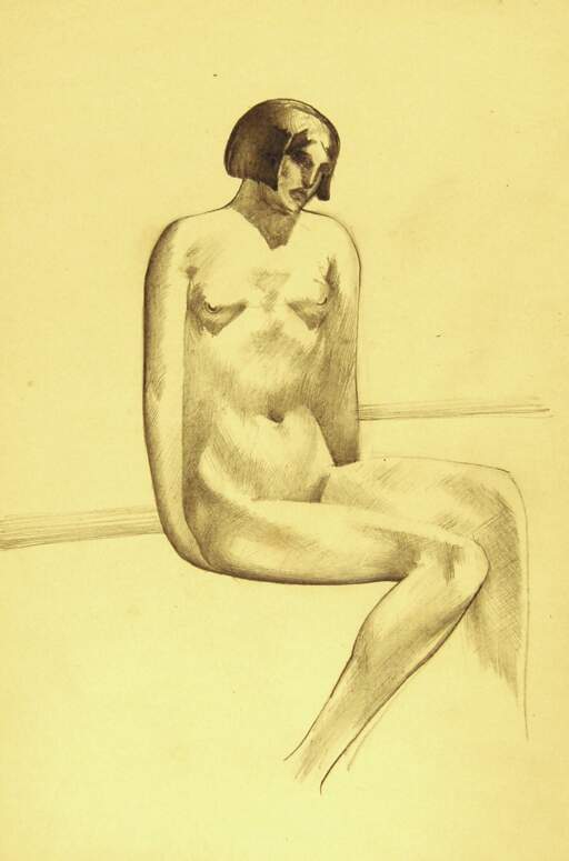 Seated Female Nude
