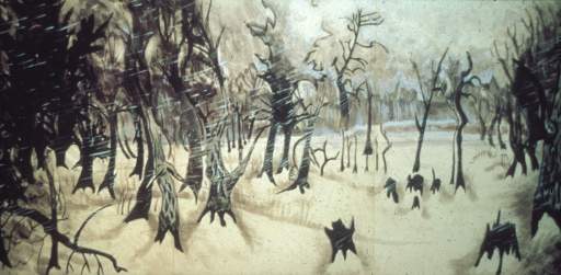 Snowstorm in the Woods