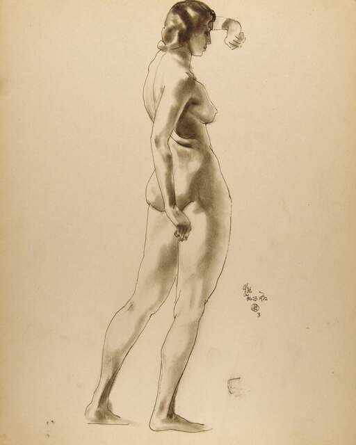 Standing Female Nude