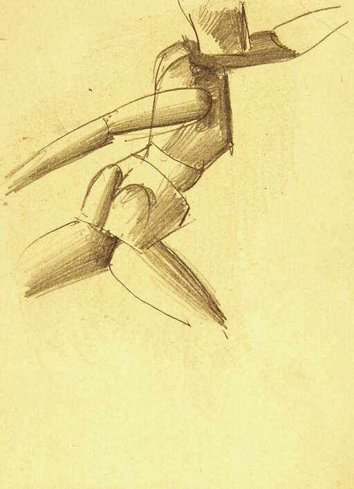 Sketch of Model in Running Attitude